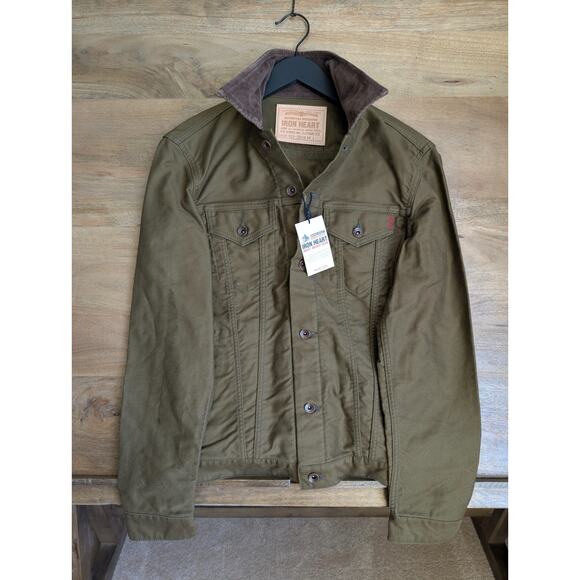 Iron Heart Jacket Mens 2XL Olive Whipcord Type III Motorcycle IH-526-ODG NWT - Picture 1 of 5